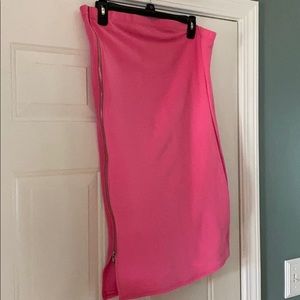 Women’s strapless mini dress